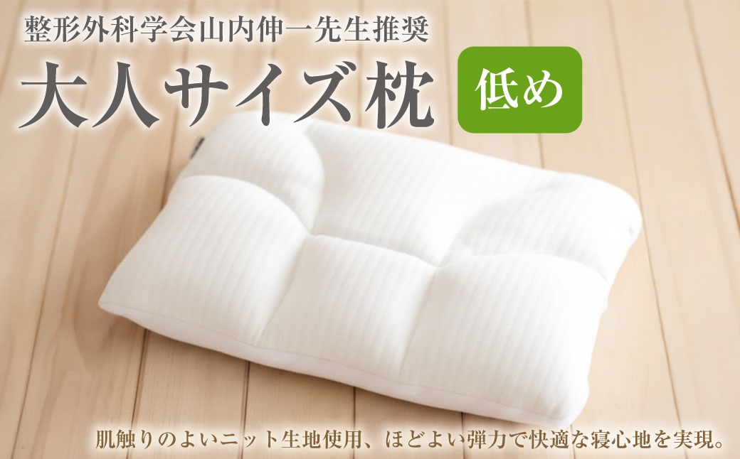 西川 大人サイズ枕 低め