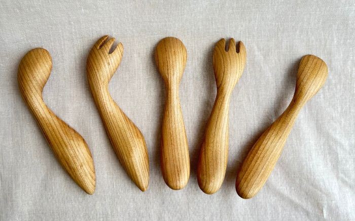 ベビー ベビー用品 赤ちゃん スプーン 天然木 カトラリー 雑貨 食器 北海道