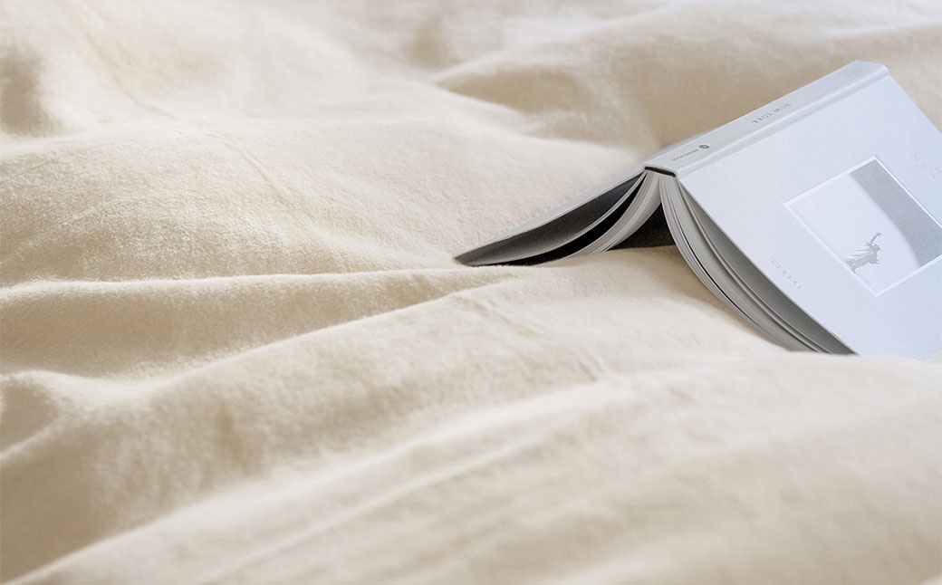 綿毛布 シングル 無着色 ベージュ