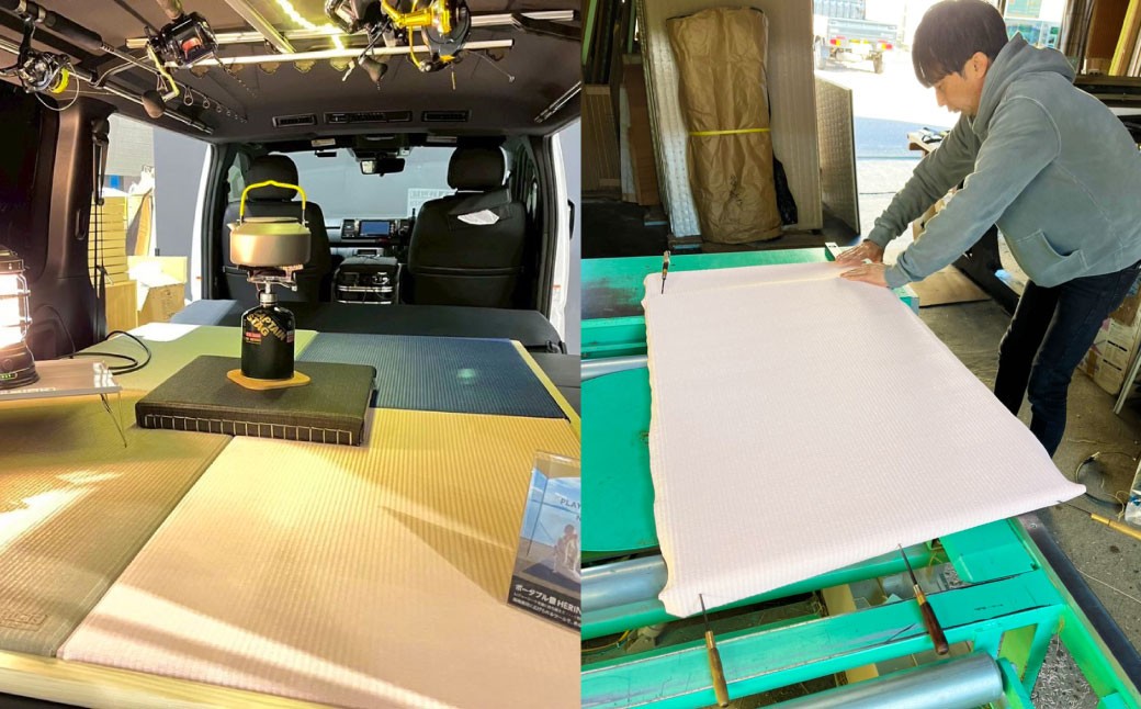 ポータブル畳 ヘリナイヤン HERINAIYAN 青磁色 | BAN-SICK M75S05