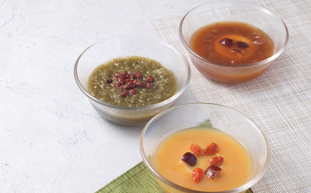 【全6回定期便】レトルト 葛湯 (くずゆ) 3種セット 各120g×3袋×3種 ／ 合計54袋 葛湯 くずゆ 保存食 長期保存