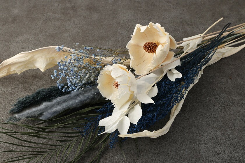 ドライフラワー インテリアアレンジ