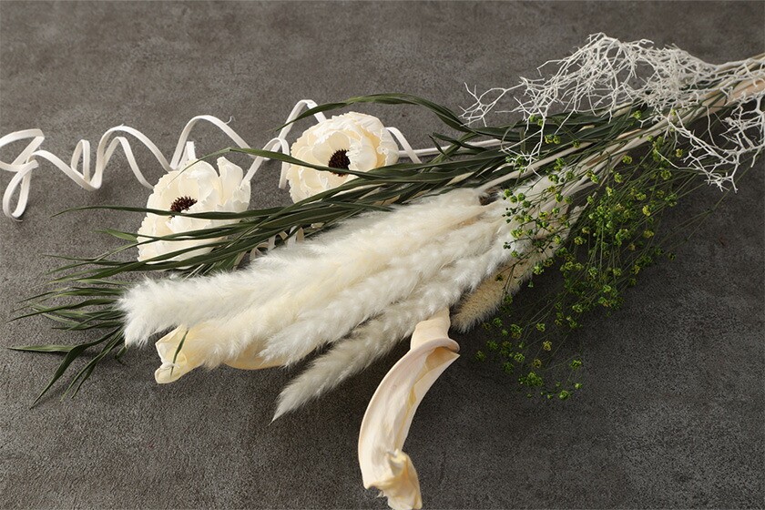 ドライフラワー インテリアアレンジ