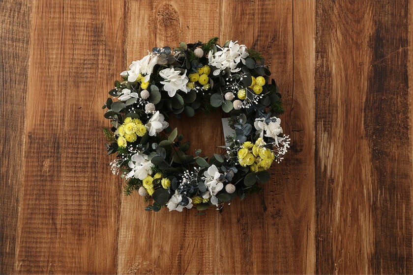 ドライフラワーリース Lサイズ