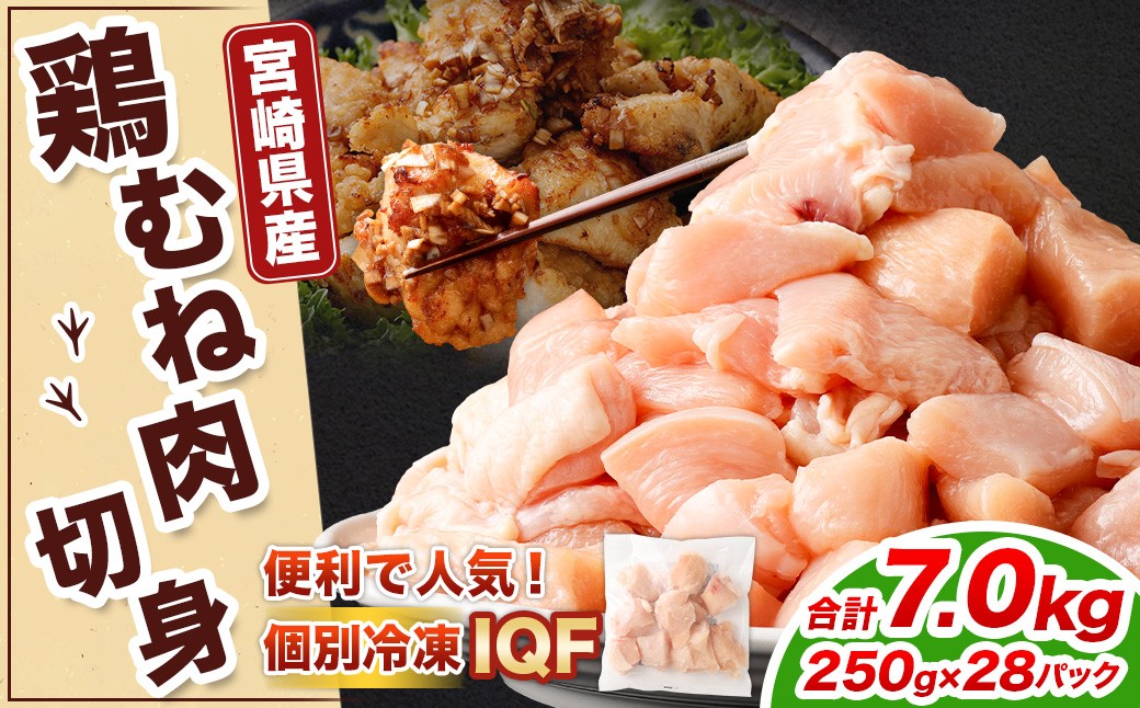 鶏むね肉 250g×28パック 計7.0kg