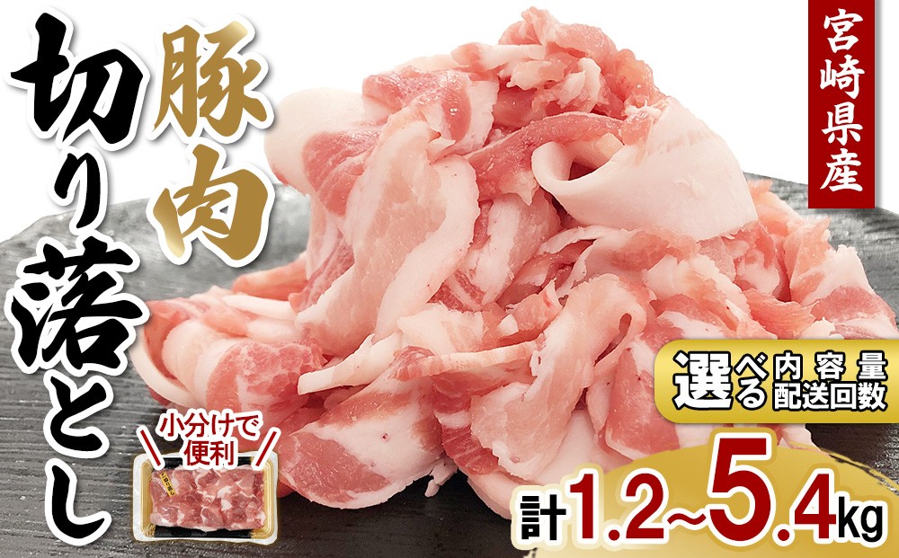 宮崎県産　豚肉切り落とし
