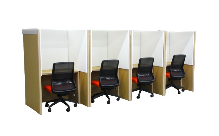 自宅やオフィスが集中空間に！工具不要で簡単組み立ての簡易防音ワークブース