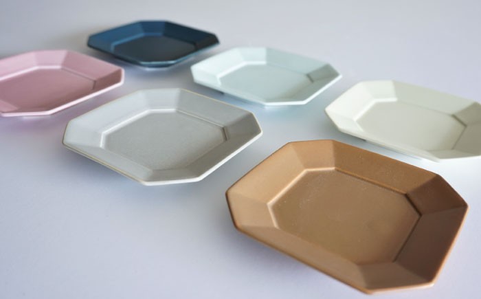 RA43 【波佐見焼】DAILY MAT シリーズ 角小皿 6色セット【永峰製磁】-4