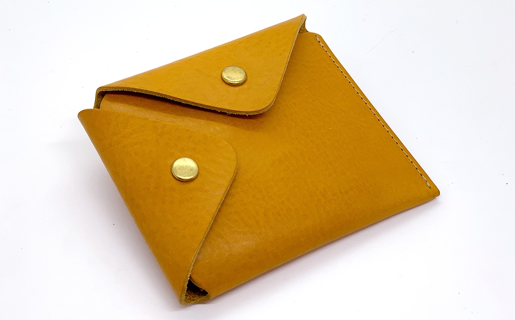 渋沢栄一翁 コンパクト財布 イエローB