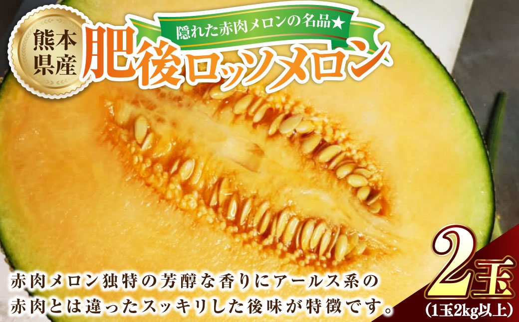 隠れた赤肉メロンの名品 肦後ロッソメロン