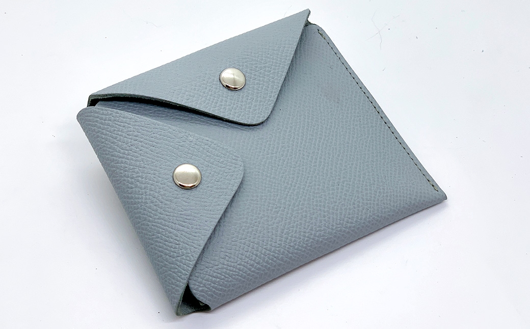 渋沢栄一翁 コンパクト財布（ ライトグレー ）