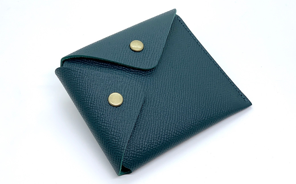 渋沢栄一翁 コンパクト財布（Bグリーン）