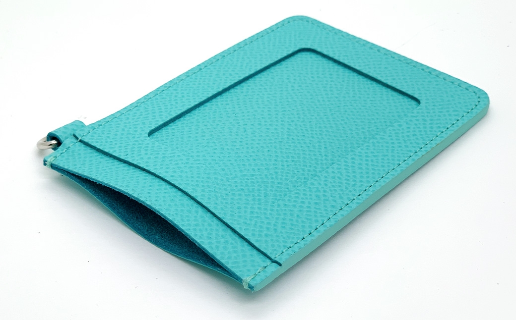 渋沢栄一翁 パスケース（Tブルー）