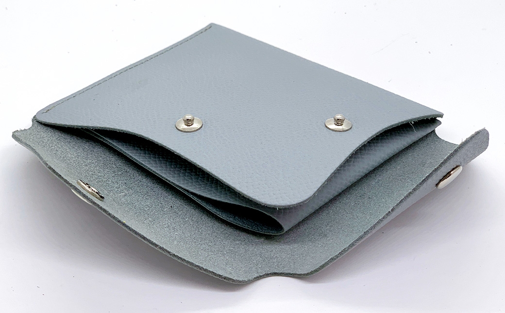 渋沢栄一翁 コンパクト財布（ ライトグレー ）