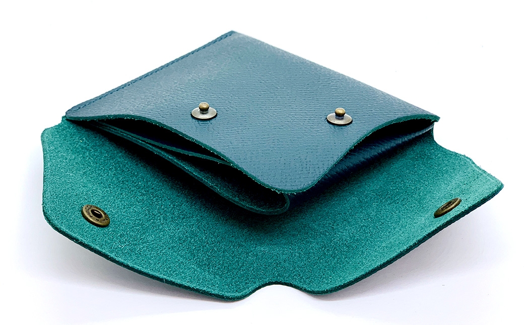 渋沢栄一翁 コンパクト財布（Bグリーン）