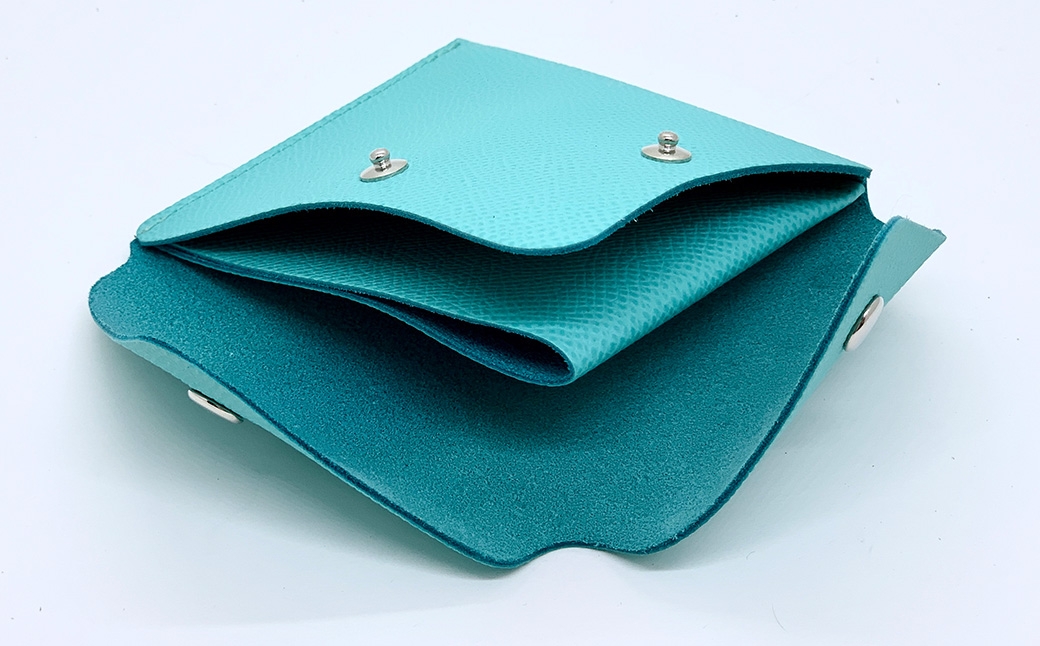 渋沢栄一翁 コンパクト財布（Tブルー）