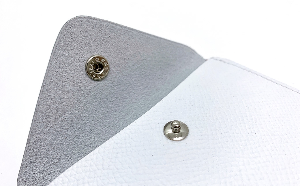 渋沢栄一翁 コンパクト財布（ホワイト）