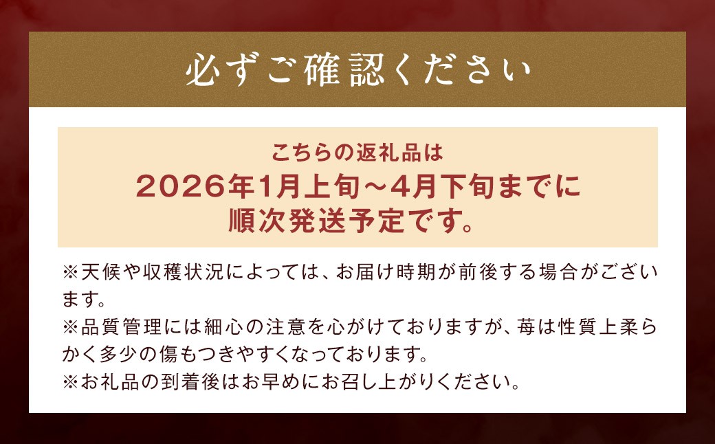 化粧箱入り 特別栽培 の 濃厚 完熟 あまおう 約900g 約450g×2パック