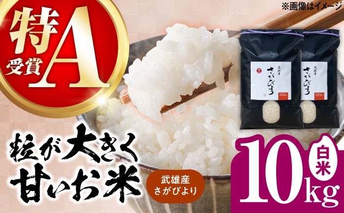 【16年連続特A評価】武雄市産 さがびより 10kg（5kg×2袋） /株式会社 y's company（utsu和ya） [U