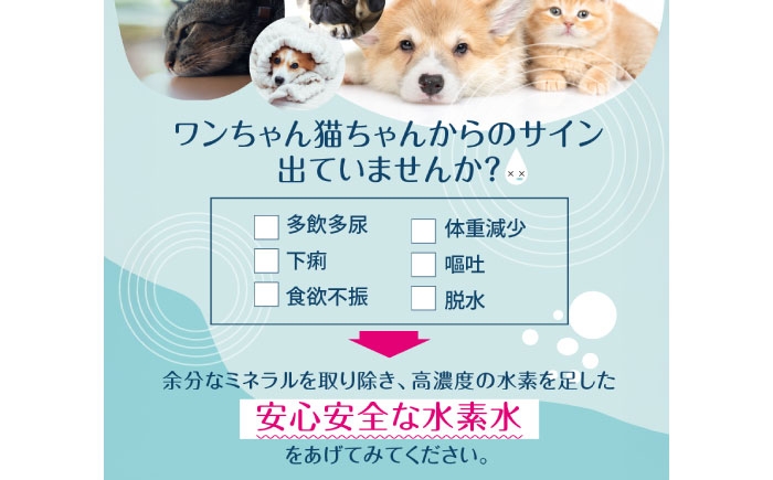 ペット用水素水 獣医さんの水素水