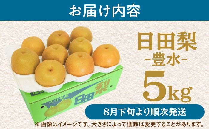 なし 梨 日田 和梨 果物 くだもの 果汁 フルーツ デザート 旬 豊水 ほうすい