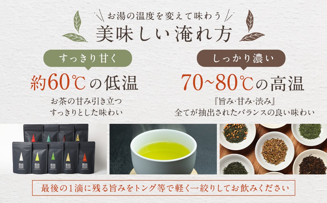 崎原製茶のｵﾘｼﾞﾅﾙｾｯﾄ#2 (煎茶など6種ｾｯﾄ)