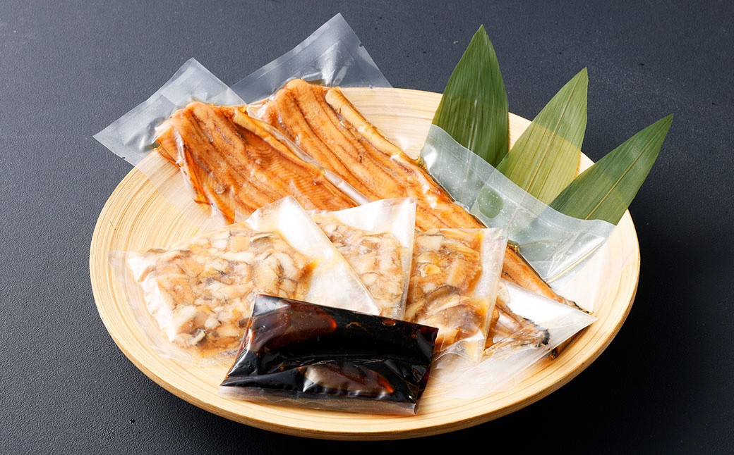 飯田商店 活〆一本煮穴子（75～90g×2袋）と刻み穴子（80g×3袋）のセット タレ（50g）付