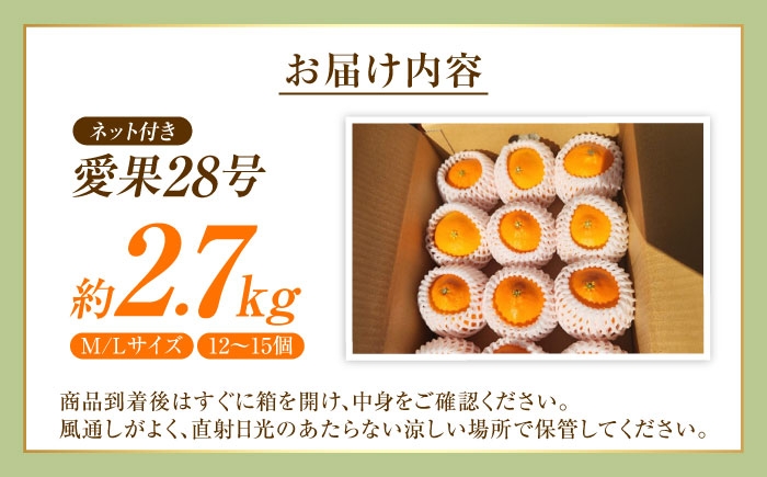 柑橘 蜜柑 みかん ミカン みかんジュース 愛果28号 3kg 甘い 愛媛 贈答