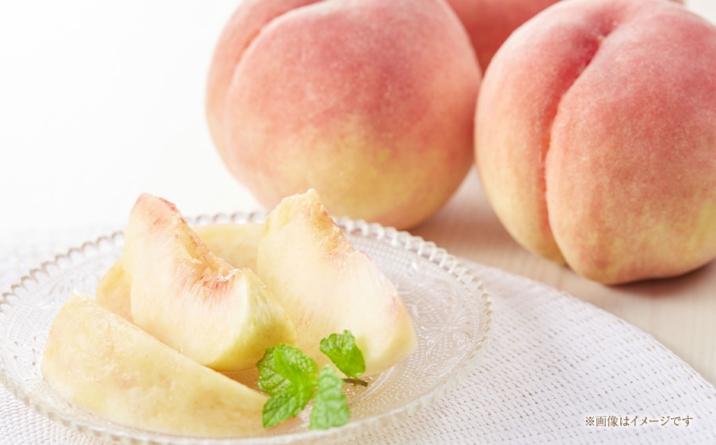 【 3回定期便 】3種の桃が楽しめる！計約3kg