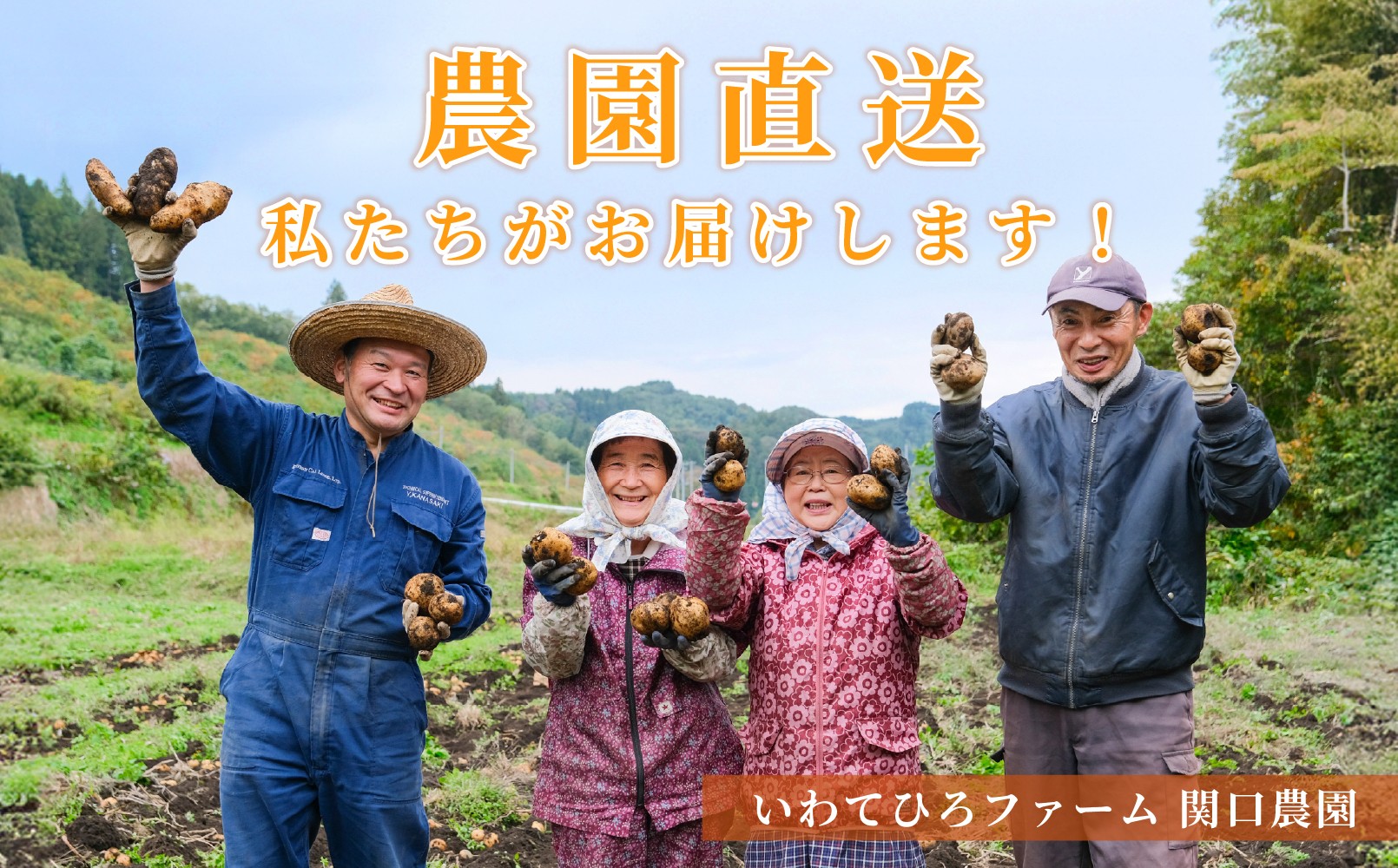 【厳選品】岩手にのへじゃがいも「伝」メークイン (L・Mサイズ) 10kg