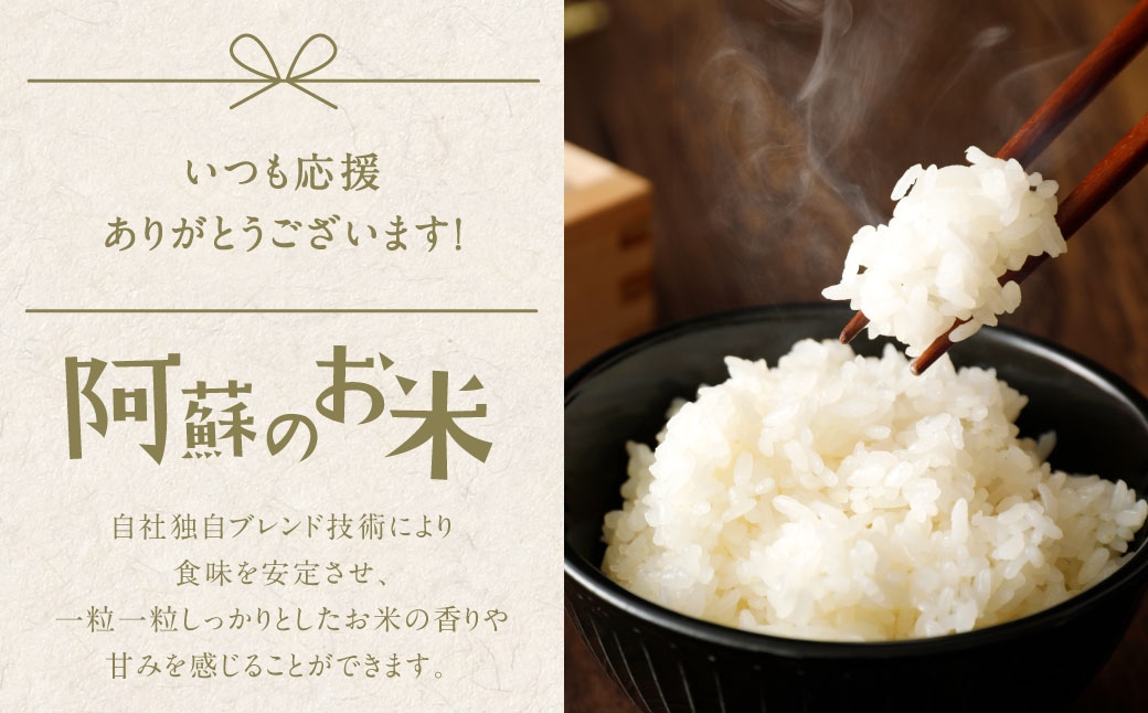 阿蘇のお米 14kg（5kg×2個／4kg×1個）×全6回