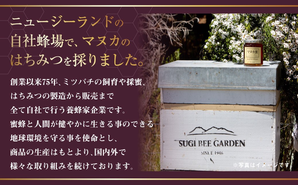 杉養蜂園 生ローヤルゼリー入り マヌカ蜜 5g×90本(スティックタイプ) 計450g 蜂蜜 はちみつ