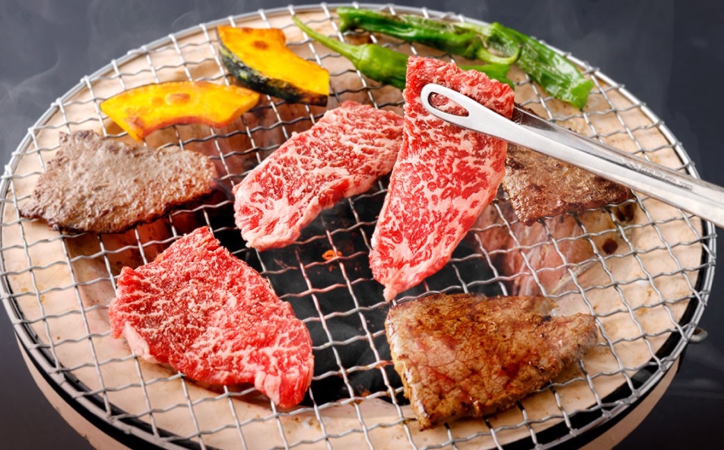 【冷凍 定期便4ヶ月】武藤牧場直売店山嘉 焼肉用お肉 約1.2kg×4回