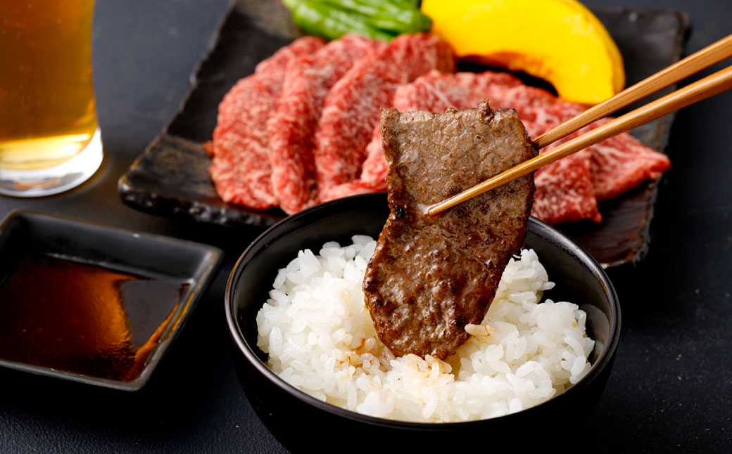 【冷蔵 定期便4ヶ月】武藤牧場直売店山嘉 焼肉用お肉 約500g×4回 合計2kg