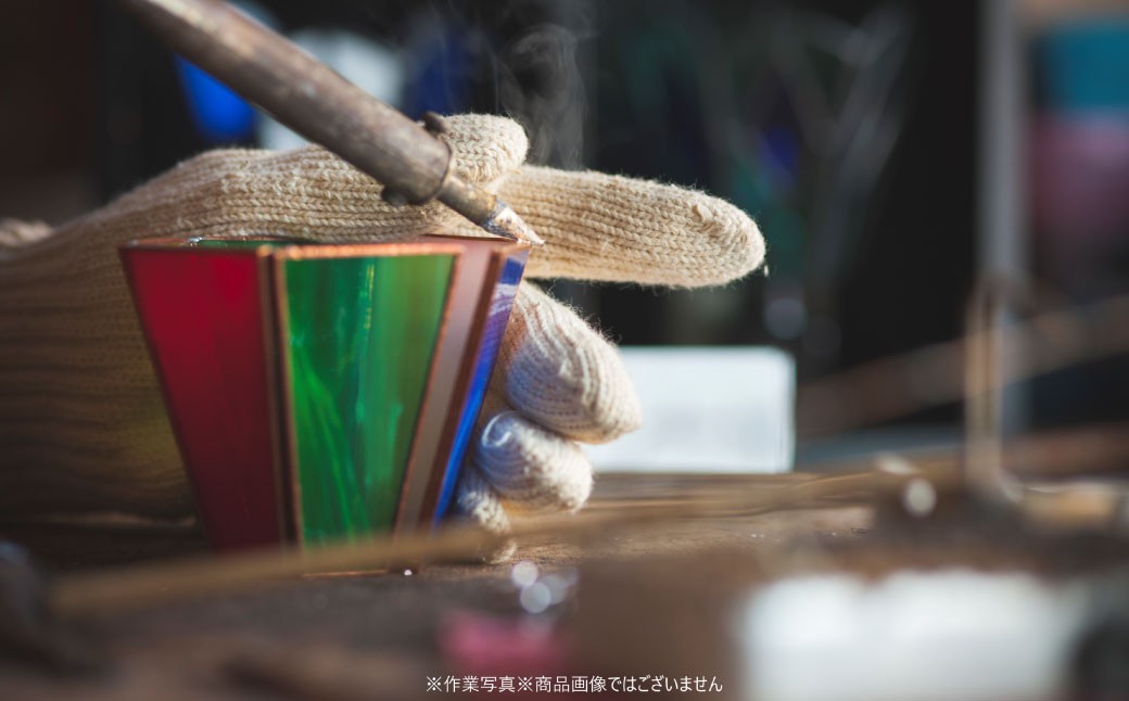 ステンドおやすみランプ