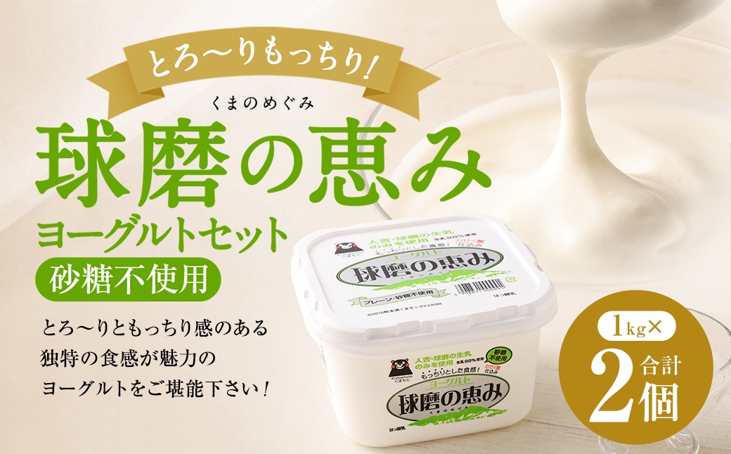 球磨の恵みヨーグルト 砂糖不使用タイプ