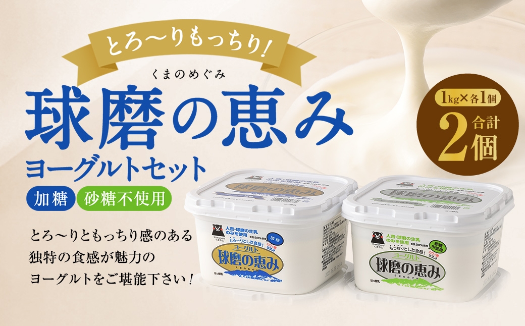 とろ～り食感！！球磨の恵みヨーグルトセット