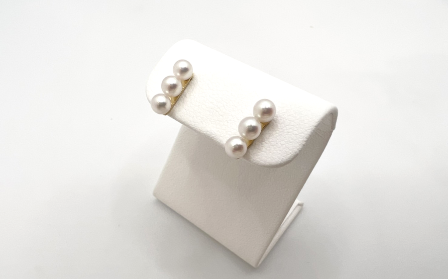 伊勢志摩産アコヤ真珠ベビーパールピアス