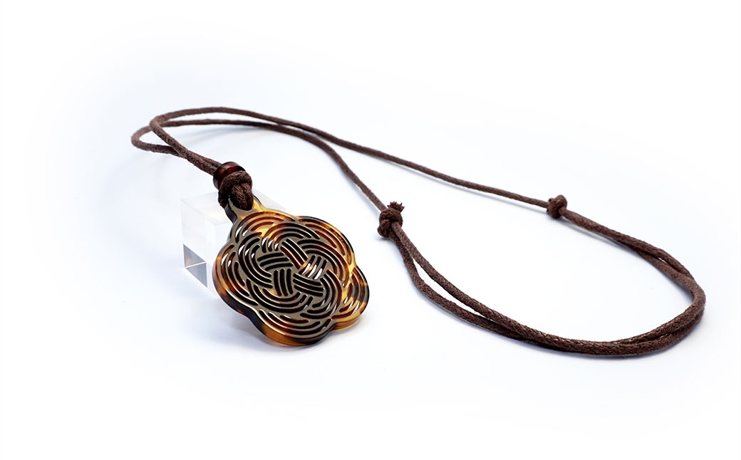 【 べっ甲 】 《 Mizuhiki シリーズ 》 Azalea ペンダント