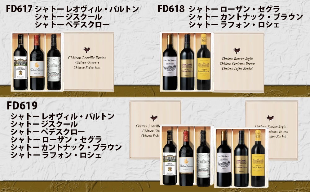 FD618福智山ダム熟成デカンタ金賞＆メドックGC3本詰め合わせBセット