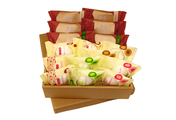 とろける生大福と生どら焼き詰め合わせ（箱入り）
　画像はイメージです