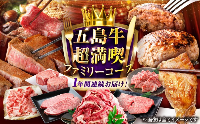 肉 牛肉 和牛 五島牛 ごとうぎゅう 五島市 長崎県 長崎 定期便 国産 九州 厳選 ブランド牛 ファミリー 特選 100万