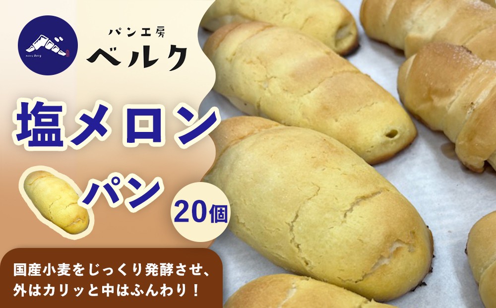 塩味と甘さが絶妙に調和したメロンパン