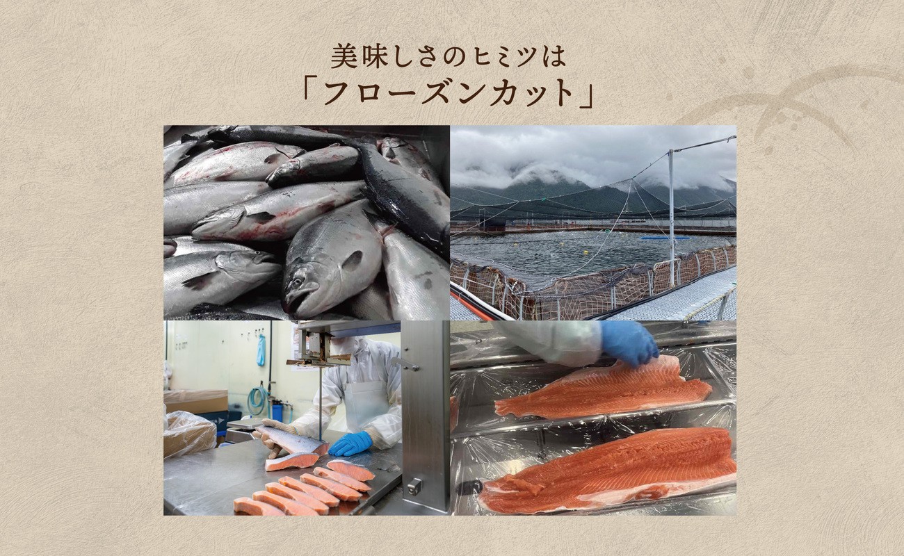 美味しさのヒミツは「フローズンカット」