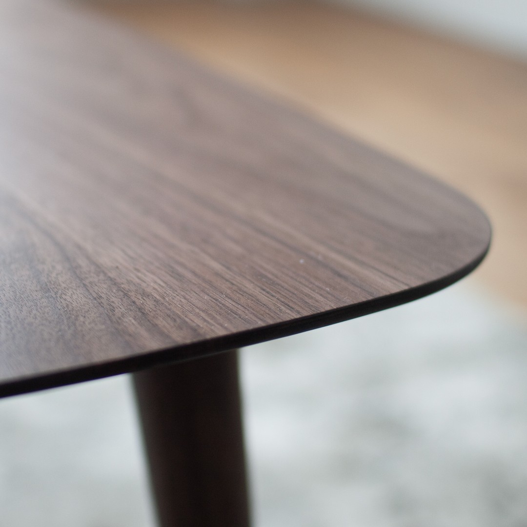 ウォルナット材のローテーブル (2サイズ 90cm 120cm) 高さも選べます。