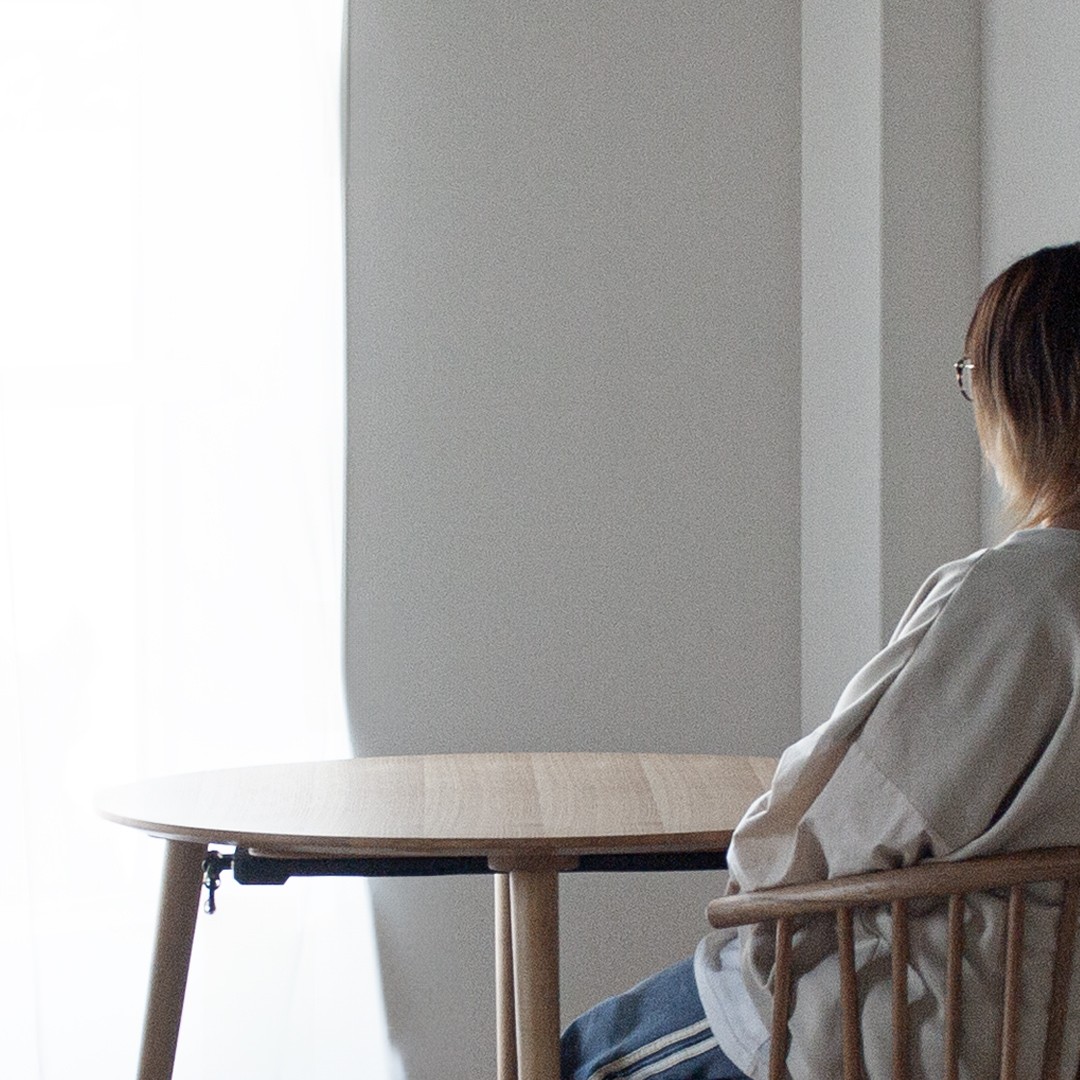 オーク材のこたつダイニング【フラットヒーター付】かけ布団のいらないダイニングテーブルタイプのこたつ