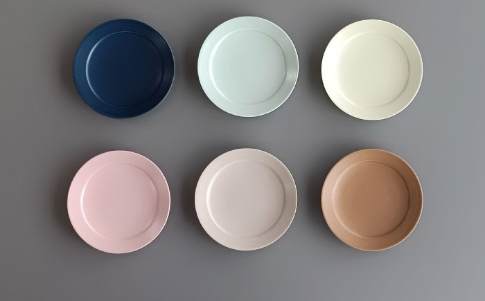 RA46 【波佐見焼】DAILY MAT シリーズ　リム小皿  6枚セット【永峰製磁】-7