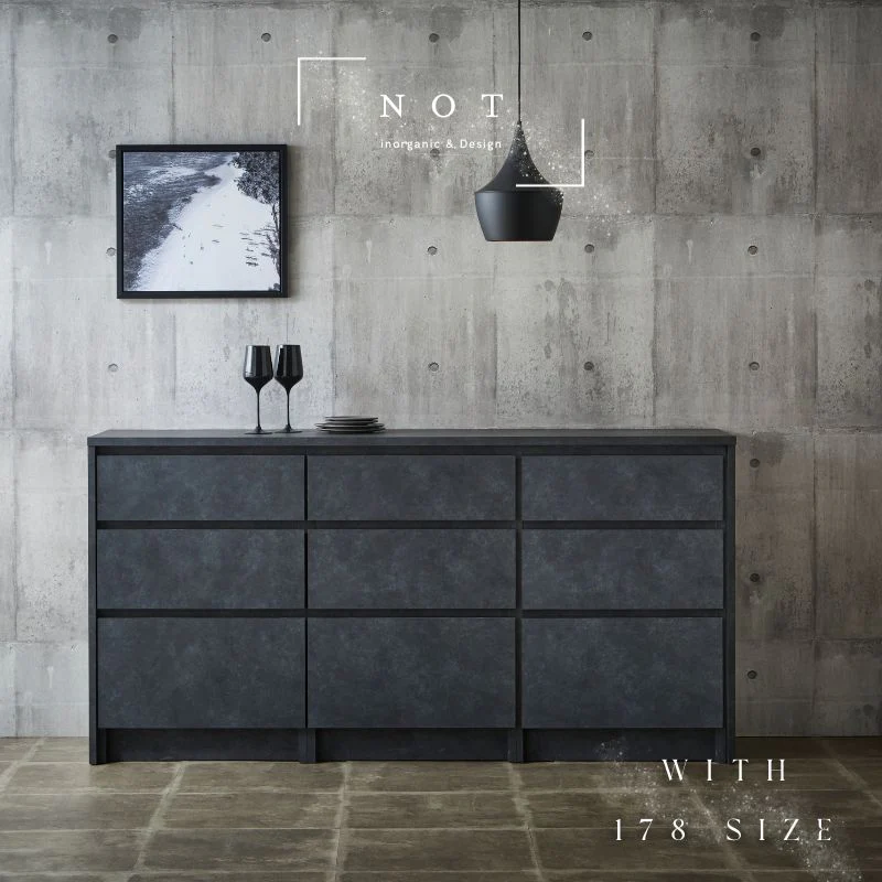 NOT アイランドカウンター 178cm シェルブラック