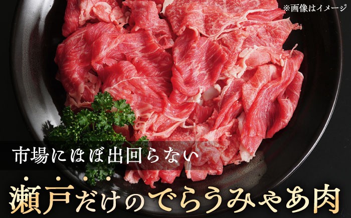 国産 牛肉 瀬戸山麓牛 カタバラ 切り落とし 1kg