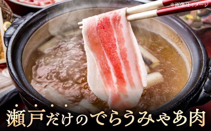 瀬戸豚 豚肉 ロース しゃぶしゃぶ 1kg